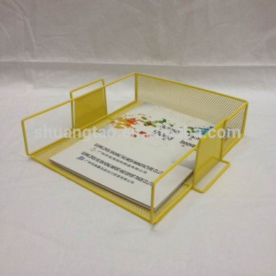 Trade assurance metal mesh Office Desk Organizer, magazine file holder rack, mesh Stationery Set (wholesale)