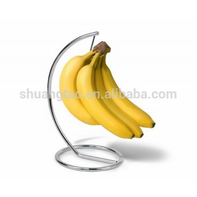 High quality fruit stand rack,stainless steel banana hanging rack(guangzhou factory price)