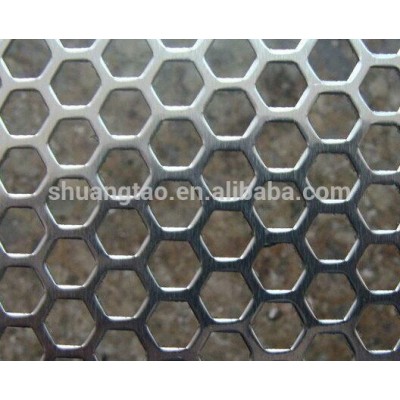 Hexagon hole punch sheet metal