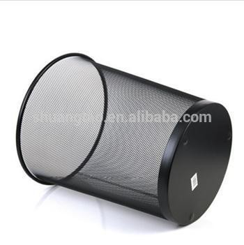 Eco-friendly hot sale metal outdoor waste bins, decorative iron waste bin, iron garbage bin