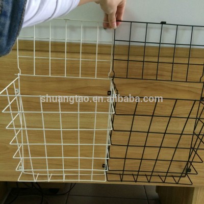 Wall Mount Storage Magazine Rack/wire mesh basket(Guangzhou)